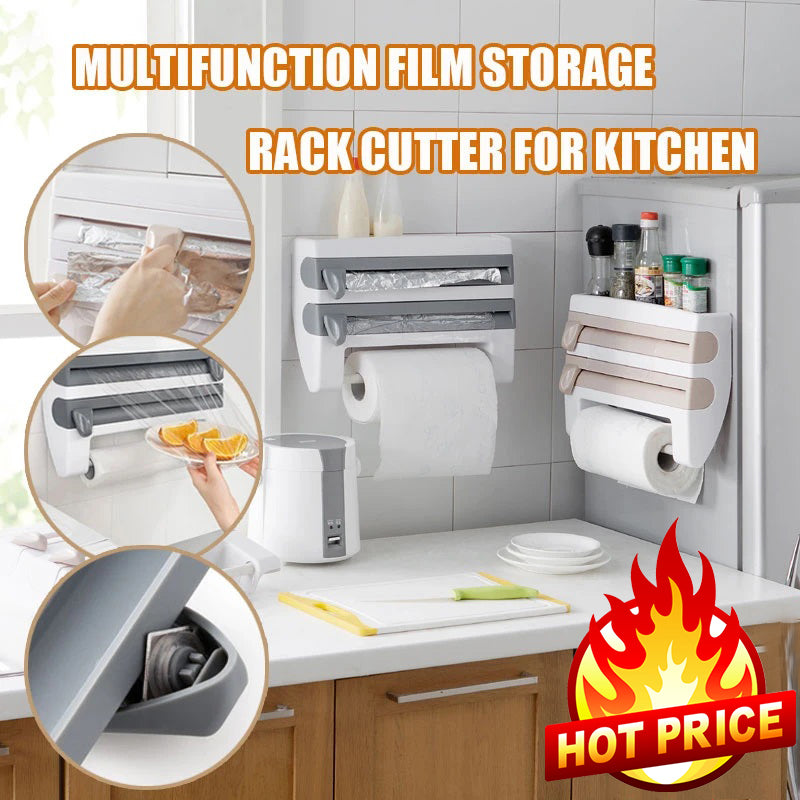 🎁Spring Hot Sale-40% OFF🏷️ FreshKeep - Multifunction Kitchen Film Storage Rack