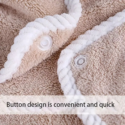 LuxeDry Spa Towel Robe: Ultimate Home Comfort