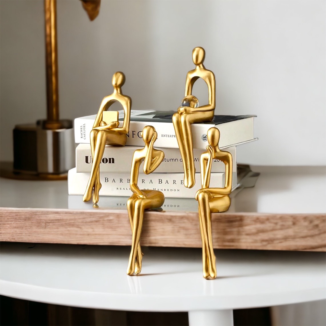 Golden Sitting Statue, A Stunning Home Accent