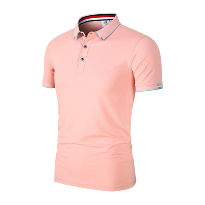 Men's Breathable Summer Polo T-Shirt for a Fit Look