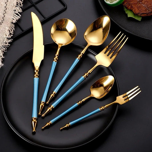 Imperial Rome-inspired stainless steel cutlery set