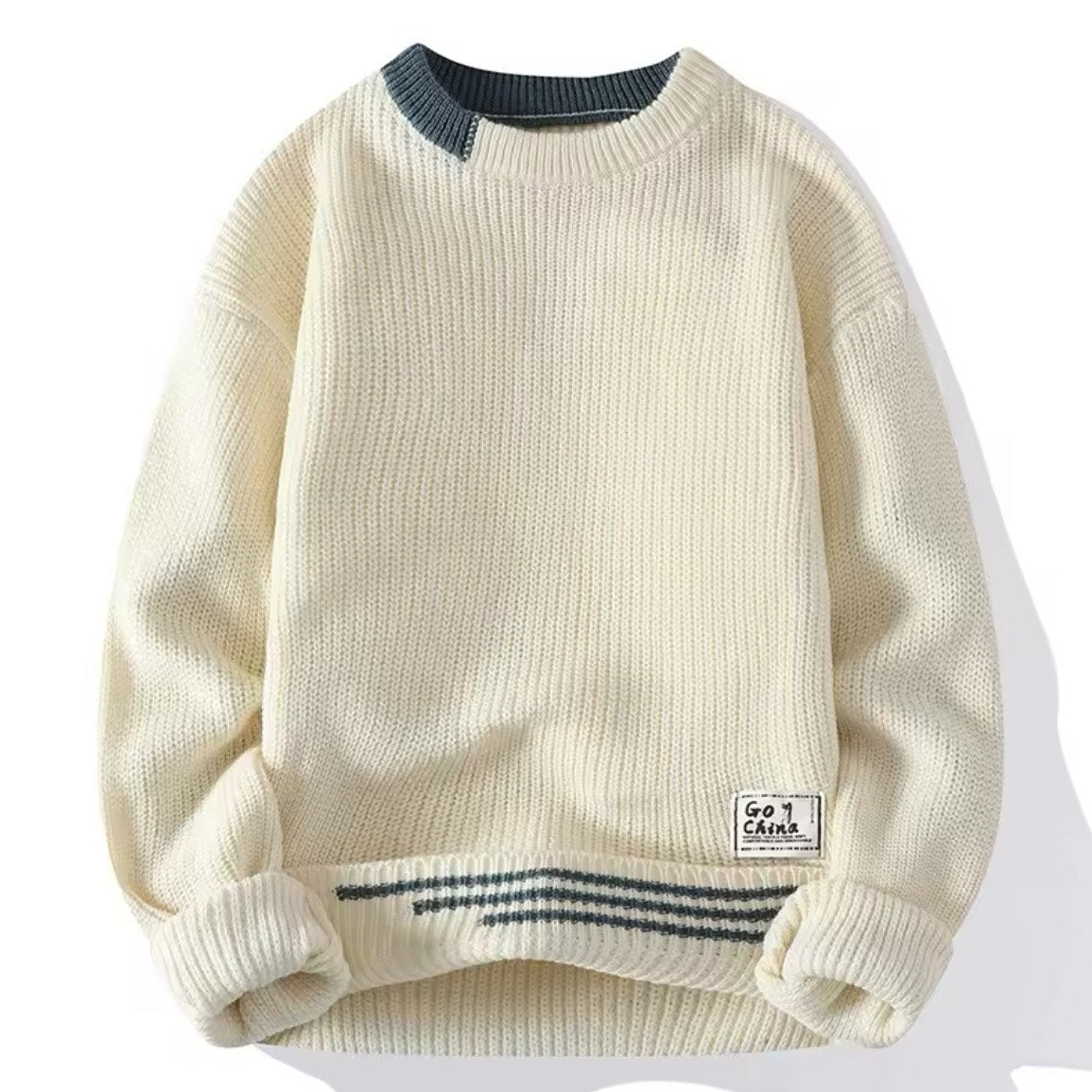 Signature Luxe Knit Round-Neck Pullover