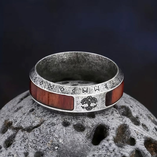 Nordic Viking Legacy Tree of Life Ring