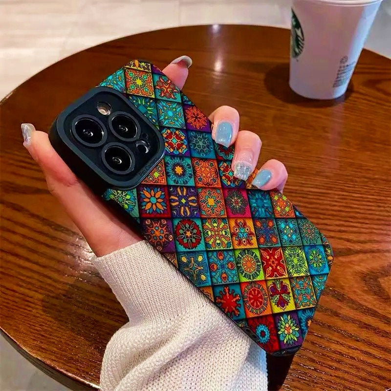 Diamond Lattice Totem iPhone Case