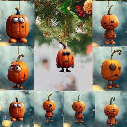 Cute Pumpkin Halloween Pendant for Decor