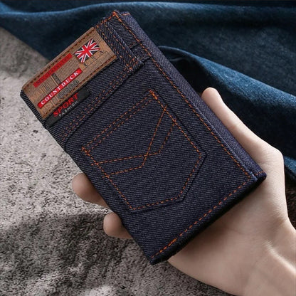 Men's Vintage Denim Wallet