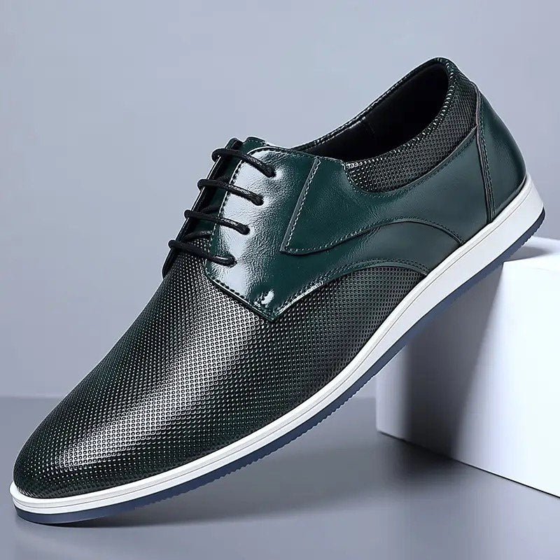 Men's Luxury Leather Lace-up Casual Shoes