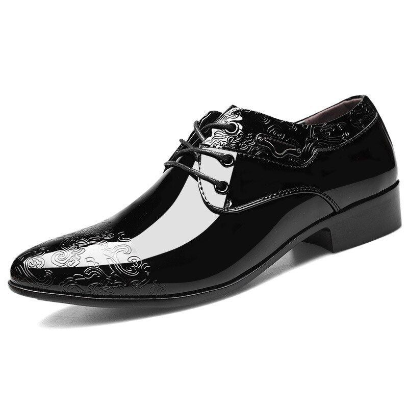 New Men's Luxury Leather Oxford Shoes for Formal Elegance