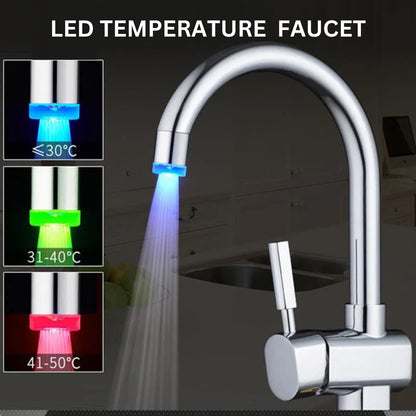 LED Temperature Sensitive 3-Color Light-up Faucet