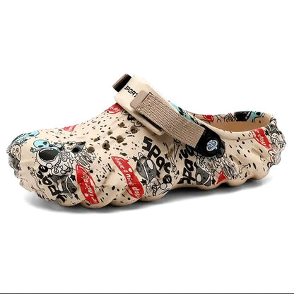 New Summer Slip-On Comfort Slippers with Unique Graphic Print