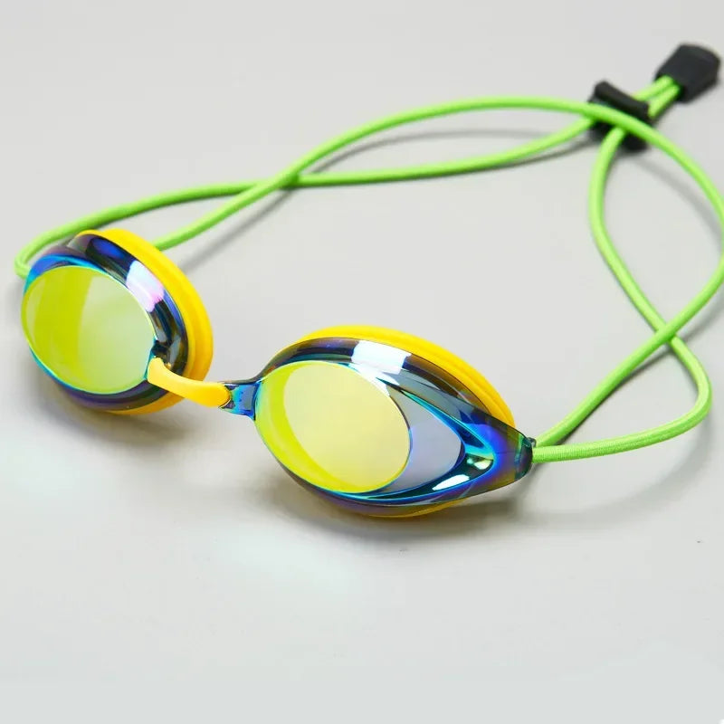 Electroplated Waterproof and Anti-fog Swimming Goggles