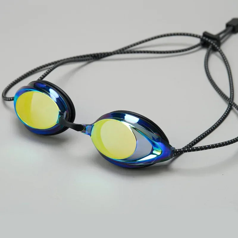 Electroplated Waterproof and Anti-fog Swimming Goggles