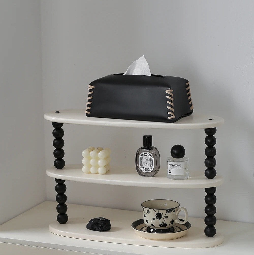 Chic-Stitch Luxurious PU Leather Napkin Tissue Box