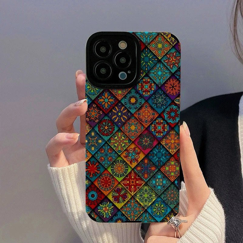 Diamond Lattice Totem iPhone Case