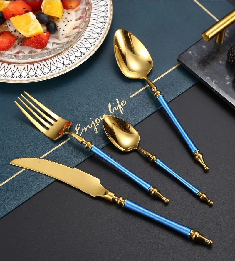 Imperial Rome-inspired stainless steel cutlery set