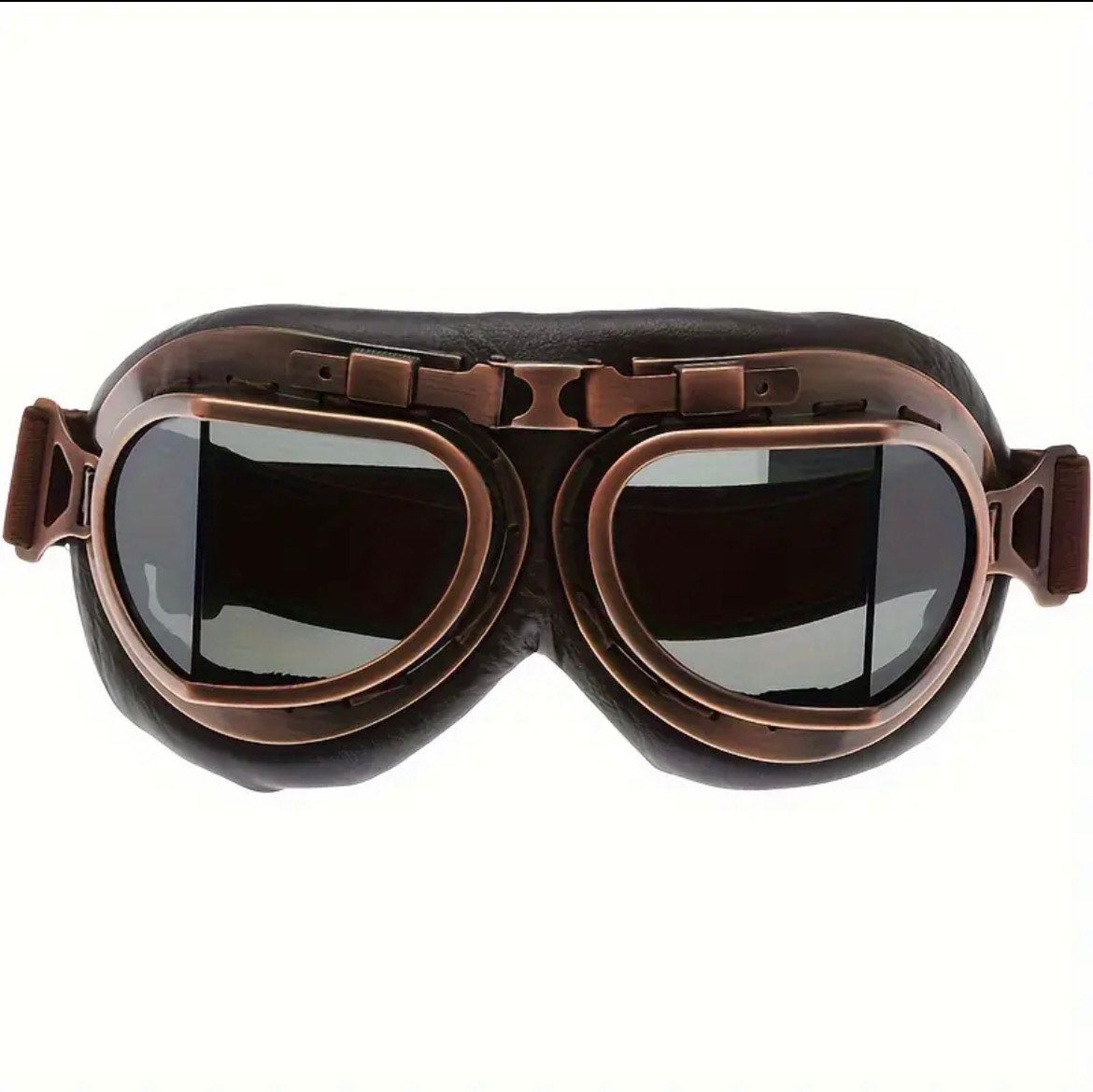 SkyCruiser Copper-Tone UV Shield Riding Goggles