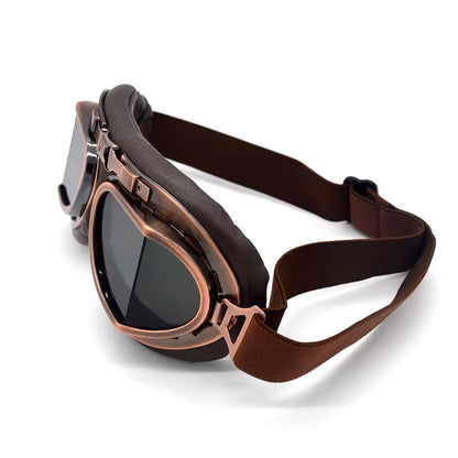 SkyCruiser Copper-Tone UV Shield Riding Goggles