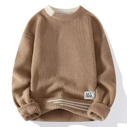 Signature Luxe Knit Round-Neck Pullover