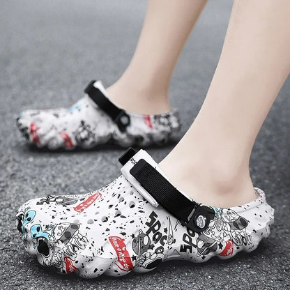 New Summer Slip-On Comfort Slippers with Unique Graphic Print