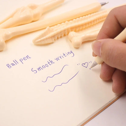 5-Piece Novelty Bone-Shaped Ballpoint Pens