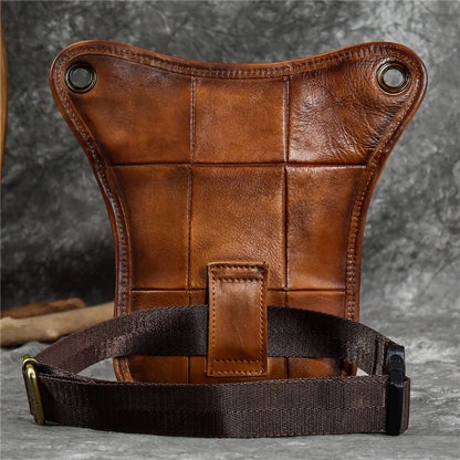 Premium Men's Genuine Leather Crossbody Shoulder Bag