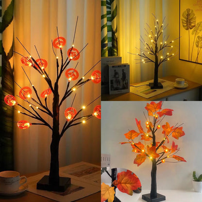 Spooky Sparkling Halloween LED Tree|Fall Glow