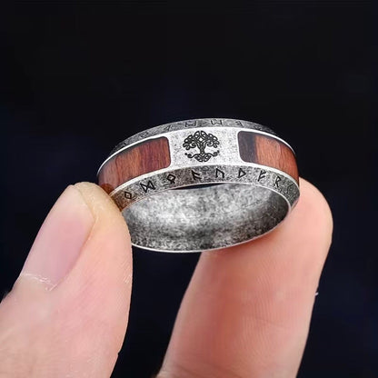 Nordic Viking Legacy Tree of Life Ring