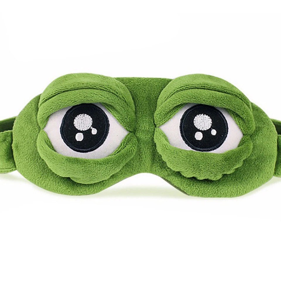 Froggy Slumber: Soft 3D Sleeping mask for All Ages