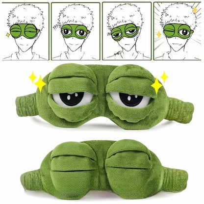 Froggy Slumber: Soft 3D Sleeping mask for All Ages