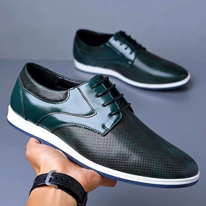 Men's Luxury Leather Lace-up Casual Shoes