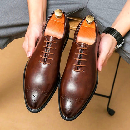 Luxury Men's Leather Oxford Shoes