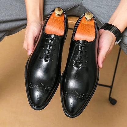 Luxury Men's Leather Oxford Shoes