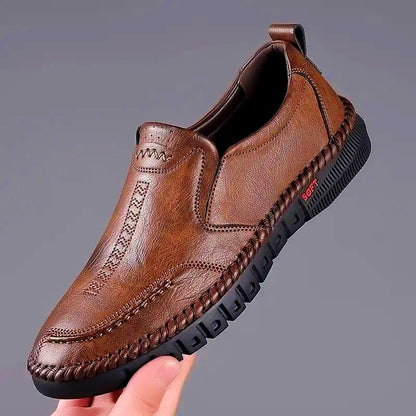 Luxury Non-Slip Men's Leather Loafers