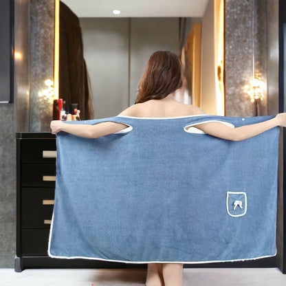 LuxeDry Spa Towel Robe: Ultimate Home Comfort