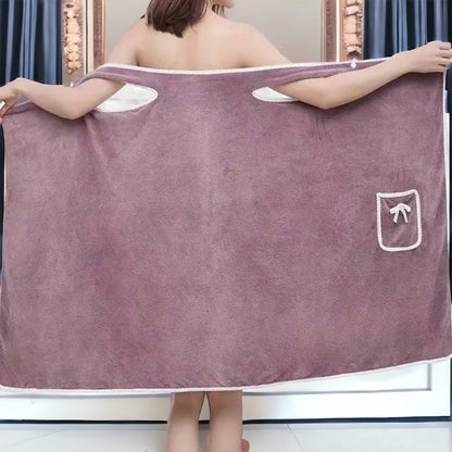 LuxeDry Spa Towel Robe: Ultimate Home Comfort