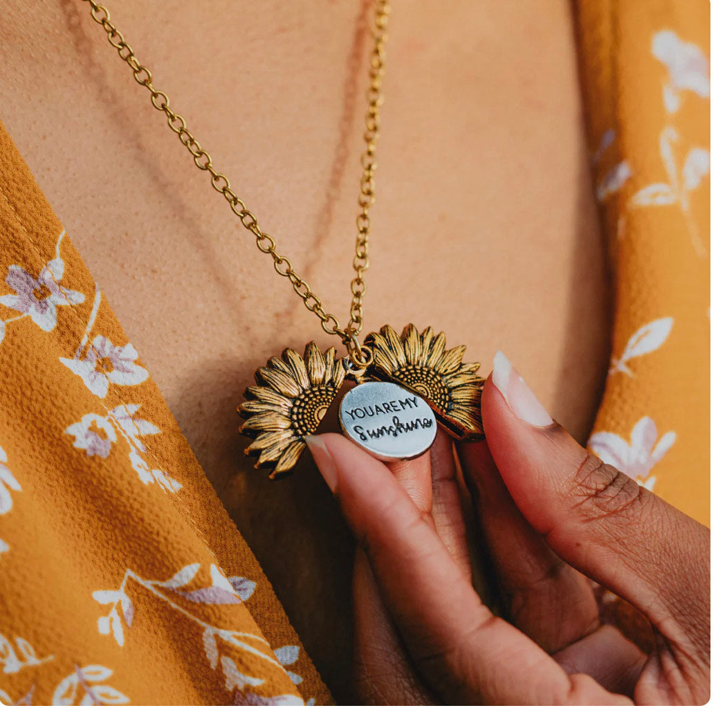 Radiant Sunflower Necklace: Embrace the Joyful Symbol of Strength and Prosperity