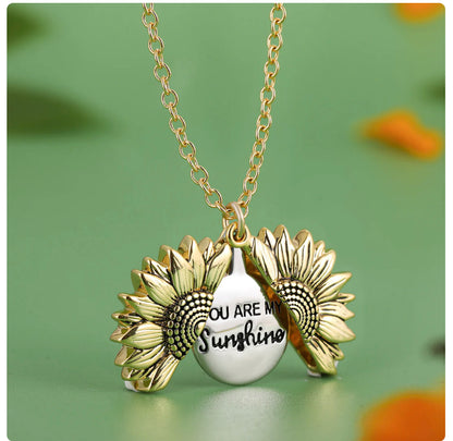 Radiant Sunflower Necklace: Embrace the Joyful Symbol of Strength and Prosperity