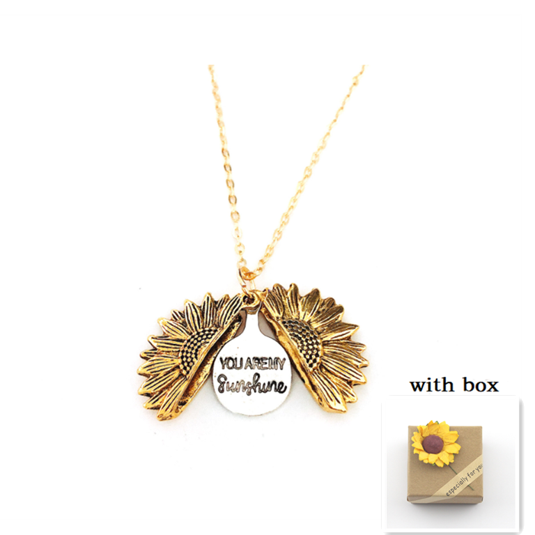 Radiant Sunflower Necklace: Embrace the Joyful Symbol of Strength and Prosperity