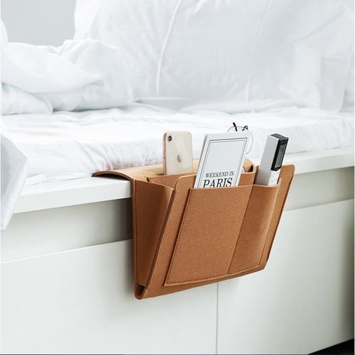 320x200x100mm / brown WildHotDeals Bed Storage Organizer