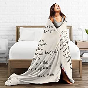 WildHotDeals 🎁to My Daughter Warm Blanket present🎁