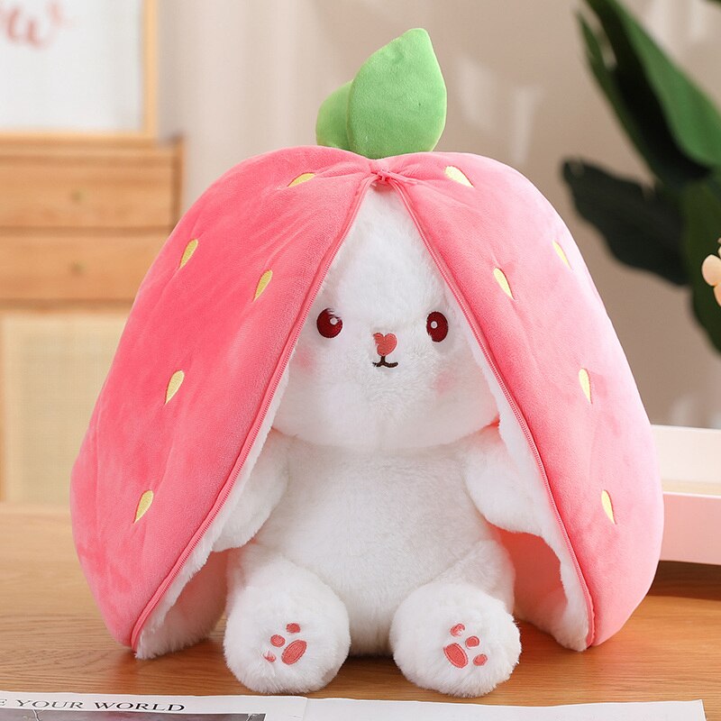 WildHotDeals Kawaii Fruit Bunny Plush Doll