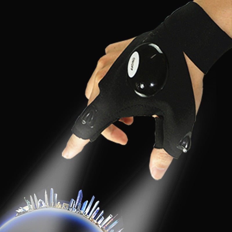 WildHotDeals Outdoor LED Gloves with Waterproof Lights