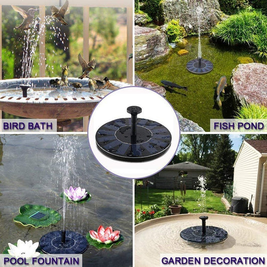 WildHotDeals Economical Solar Powered Fountain FOR Garden/pool Decoration