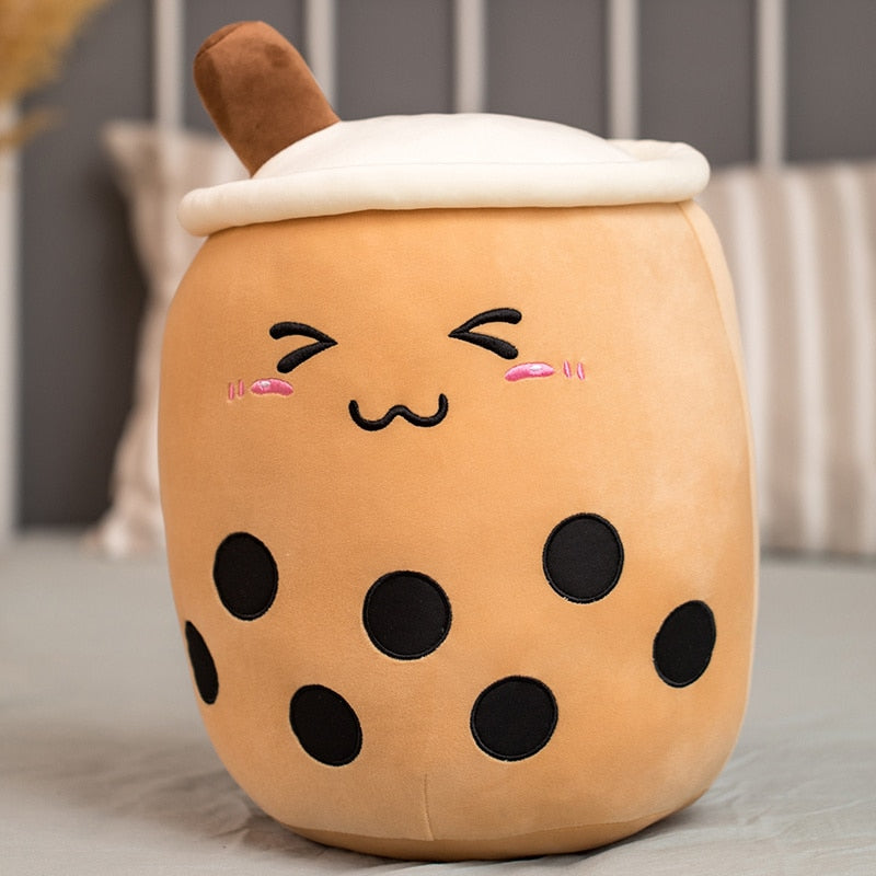 abour 32-35cm / close eyes 1 WildHotDeals Cute Stuffed Boba Tea Plushies Pillow