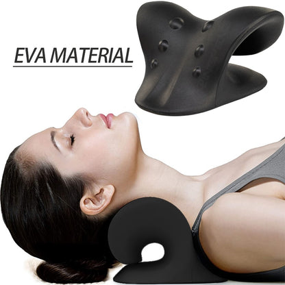 EVA-BLACK WildHotDeals PERMANENT Medical Neck Shoulders PAIN Relaxer PILLOW