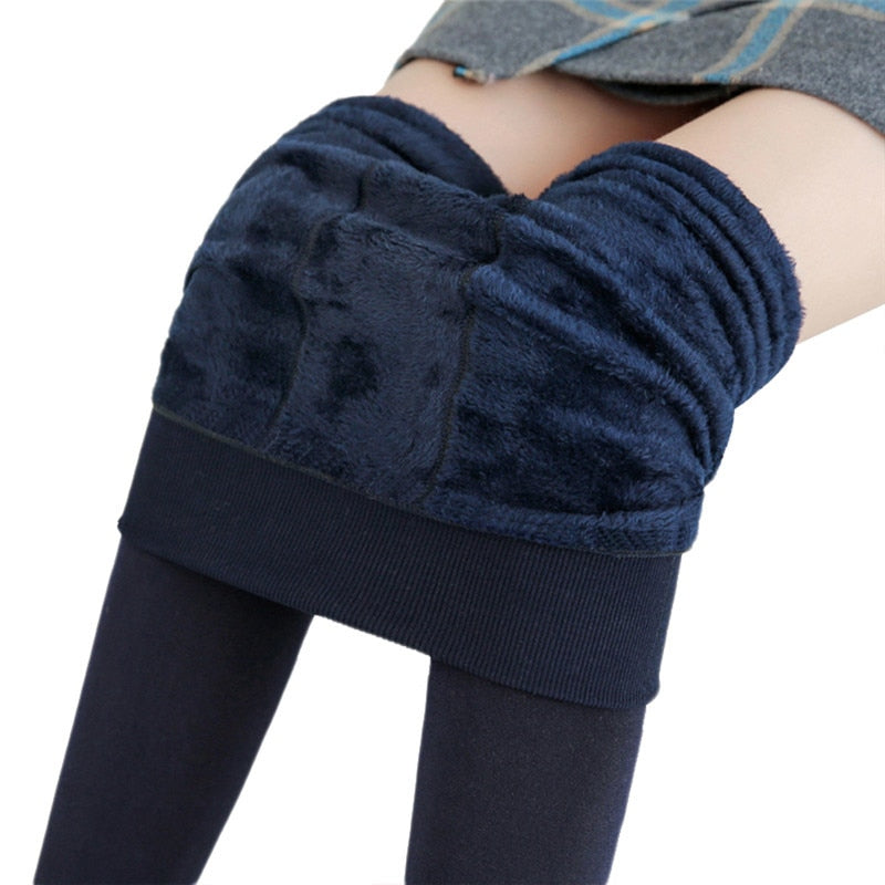 Navy / S WildHotDeals ColdProof Cashmere Legging for Winter