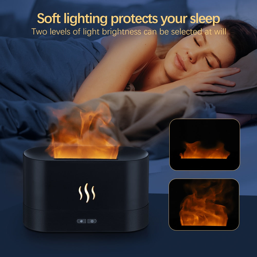 WildHotDeals PREMIUM SUPERCOOL DESIGNED OIL Diffuser With A REALISTIC FLAME