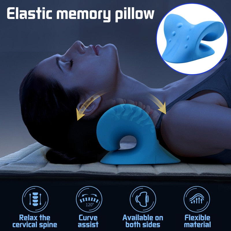 WildHotDeals PERMANENT Medical Neck Shoulders PAIN Relaxer PILLOW