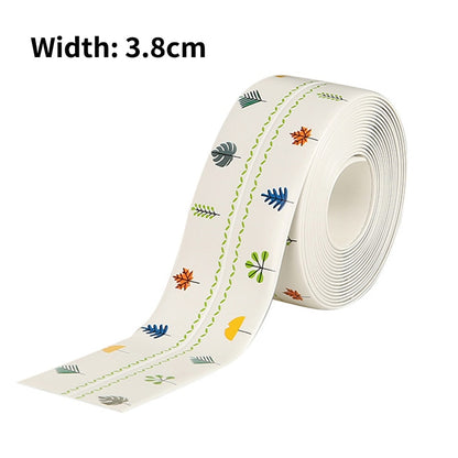 trees germinate 1 / 320cm / 3.2M WildHotDeals Painted Waterproof Sealer Tape For Kitchen/Bathroom Edges