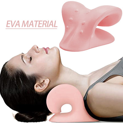 EVA-PINK WildHotDeals PERMANENT Medical Neck Shoulders PAIN Relaxer PILLOW